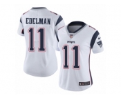 Women's Nike Patriots #11 Julian Edelman White Stitched NFL Vapor Untouchable Limited Jersey