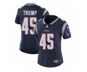 Women's Nike Patriots #45 Donald Trump Navy Blue Team Color Stitched NFL Vapor Untouchable Limited Jersey