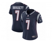 Women's Nike Patriots #7 Jacoby Brissett Navy Blue Team Color Stitched NFL Vapor Untouchable Limited Jersey