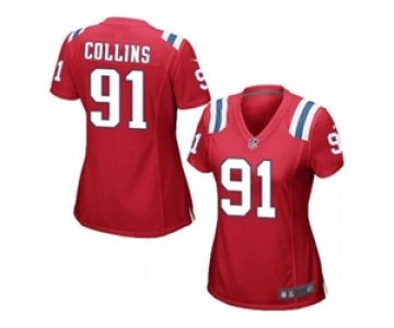 nike women nfl jerseys new england patriots #91 jamie collins red[nike]