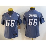 Women's New England Patriots #66 Will Campbell 2025 “Rivalries” Stitched Football Jersey Women's New England Patriots #66 Will Campbell 2025 “Rivalries” Stitched Football Jersey