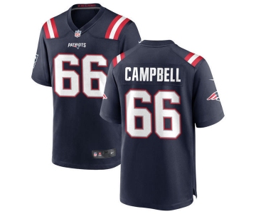 Youth New England Patriots #66 Will Campbell Nike Navy Limited Jersey