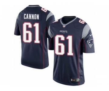 Youth Nike New England Patriots #61 Marcus Cannon Limited Navy Blue Team Color NFL Jersey