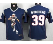 nike youth nfl jerseys new england patriots #39 woodhead blue[portrait fashion]