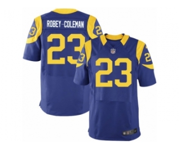 Men's Nike Los Angeles Rams #23 Nickell Robey-Coleman Elite Royal Blue Alternate NFL Jersey