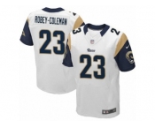 Men's Nike Los Angeles Rams #23 Nickell Robey-Coleman Elite White NFL Jersey