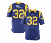 Men's Nike Los Angeles Rams #32 Troy Hill Elite Royal Blue Alternate NFL Jersey