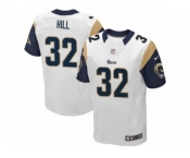 Men's Nike Los Angeles Rams #32 Troy Hill Elite White NFL Jersey