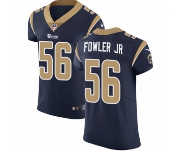 Men's Nike Los Angeles Rams #56 Dante Fowler Jr Navy Blue Team Color Vapor Untouchable Elite Player NFL Jersey