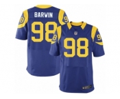 Men's Nike Los Angeles Rams #98 Connor Barwin Elite Royal Blue Alternate NFL Jersey