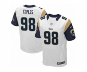 Men's Nike Los Angeles Rams #98 Quinton Coples Elite White NFL Jersey