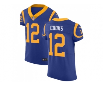 Nike Los Angeles Rams #12 Brandin Cooks Royal Blue Alternate Men Stitched NFL Vapor Untouchable Elite Jersey