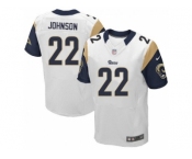 Nike Los Angeles Rams #22 Trumaine Johnson White Alternate Men's Stitched NFL Elite Jersey