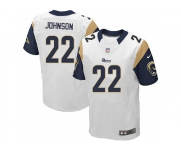 Nike Los Angeles Rams #22 Trumaine Johnson White Alternate Men's Stitched NFL Elite Jersey
