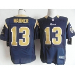 nike nfl jerseys st. louis rams #13 warner blue[Elite]