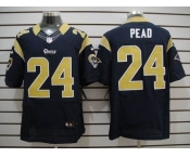nike nfl jerseys st. louis rams #24 pead dk.blue[Elite]