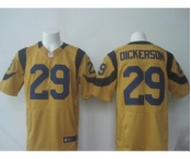 nike nfl jerseys st. louis rams #29 eric dickerson yellow[Elite]