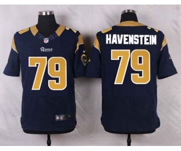 nike nfl jerseys st. louis rams #79 havenstein blue[Elite][havenstein]
