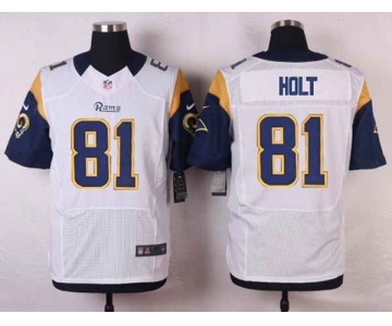 nike nfl jerseys st. louis rams #81 holt white[Elite][holt]
