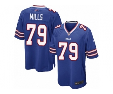 Men Nike Buffalo Bills #79 Jordan Mills Game Royal Blue Team Color NFL Jersey
