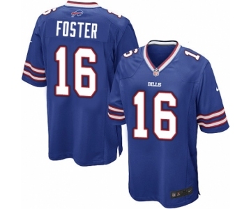 Men's Nike Buffalo Bills #16 Robert Foster Game Royal Blue Team Color NFL Jersey