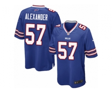Men's Nike Buffalo Bills #57 Lorenzo Alexander Game Royal Blue Team Color NFL Jersey