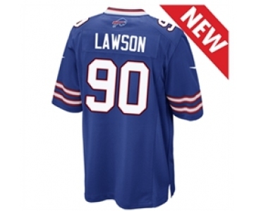Men's Nike Buffalo Bills #90 Shaq Lawson Game Royal Blue Team Color NFL Jersey