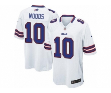 nike nfl jerseys buffalo bills #10 robert woods white [game]