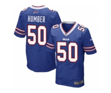 Men's Nike Buffalo Bills #50 Ramon Humber Elite Royal Blue Team Color NFL Jersey