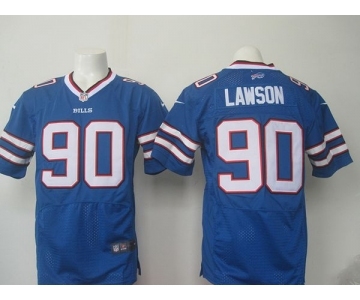 Men's Nike Buffalo Bills #90 Shaq Lawson Elite Royal Blue Team Color NFL Jersey
