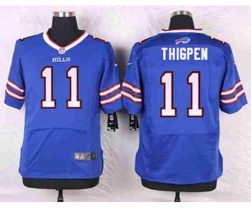 nike nfl jerseys buffalo bills #11 thigpen blue[Elite][thigpen]