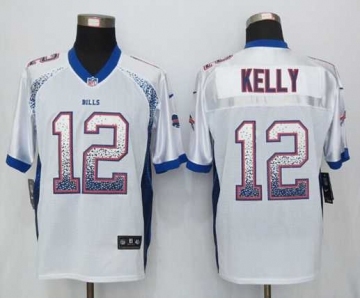 nike nfl jerseys buffalo bills #12 jim kelly white[Elite drift fashion]