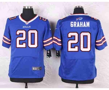nike nfl jerseys buffalo bills #20 graham blue[Elite]