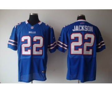 nike nfl jerseys buffalo bills #22 jackson blue[elite]