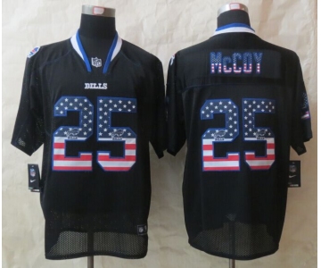 nike nfl jerseys buffalo bills #25 McCOY black[Elite USA flag fashion]