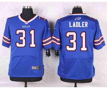 nike nfl jerseys buffalo bills #31 ladler blue[Elite]