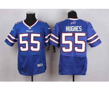 nike nfl jerseys buffalo bills #55 hughes blue[Elite][hughes]