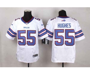 nike nfl jerseys buffalo bills #55 hughes white[Elite][hughes]
