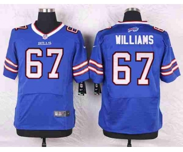 nike nfl jerseys buffalo bills #67 williams blue[Elite]
