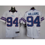 nike nfl jerseys buffalo bills #94 williams white[elite]