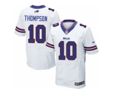 Men Nike Buffalo Bills #10 Deonte Thompson Elite White NFL Jersey