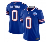 Men's Buffalo Bills #0 Keon Coleman Blue 2025 F.U.S.E. With Farewell Patch Vapor Untouchable Limited Football Stitched Jersey
