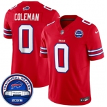 Men's Buffalo Bills #0 Keon Coleman Red F.U.S.E. 2026 Inaugural Season at Highmark Stadium Football Stitched Jersey