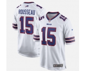 Men's Buffalo Bills #15 Gregory Rousseau Nike White 2026 Official NFL Game Jersey