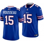 Men's Buffalo Bills #15 Gregory Rousseau Royal 2026 F.U.S.E.Vapor Untouchable Limited Football Stitched Jersey