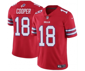 Men's Buffalo Bills #18 Amari Cooper Red 2024 Vapor Untouchable Limited Football Stitched Jersey