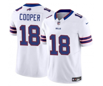 Men's Buffalo Bills #18 Amari Cooper White 2024 F.U.S.E. Vapor Untouchable Limited Stitched Football Jersey