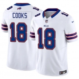 Men's Buffalo Bills #18 Brandin Cooks White 2025 F.U.S.E. Vapor Untouchable Limited Football Stitched Jersey Men's Buffalo Bills #18 Brandin Cooks White 2025 F.U.S.E. Vapor Untouchable Limited Football Stitched Jersey