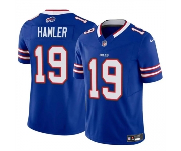 Men's Buffalo Bills #19 KJ Hamler Blue 2024 F.U.S.E. Vapor Untouchable Limited Stitched Football Jersey