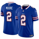 Men's Buffalo Bills #2 D.J. Moore Blue 2026 F.U.S.E. Vapor Untouchable Limited Stitched Football Jersey Men's Buffalo Bills #2 D.J. Moore Blue 2026 F.U.S.E. Vapor Untouchable Limited Stitched Football Jersey